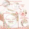 40pcs Sweet Baby Girl Rose Gold Baby Shower Napkins (Baby Girl) 6.5 x 6.5 inches